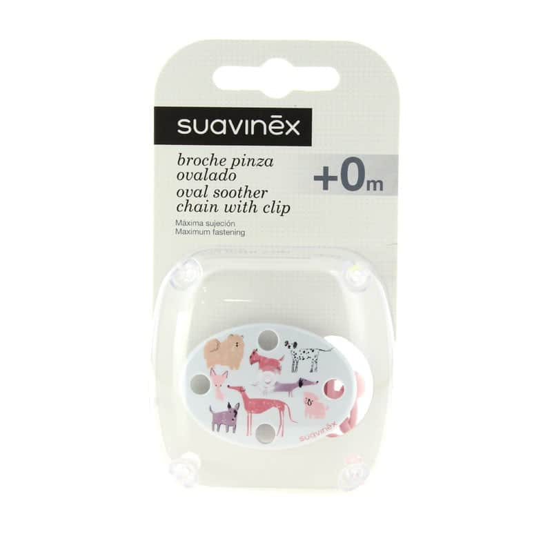 Suavinex Broche Pinza Ovalado +0 Meses