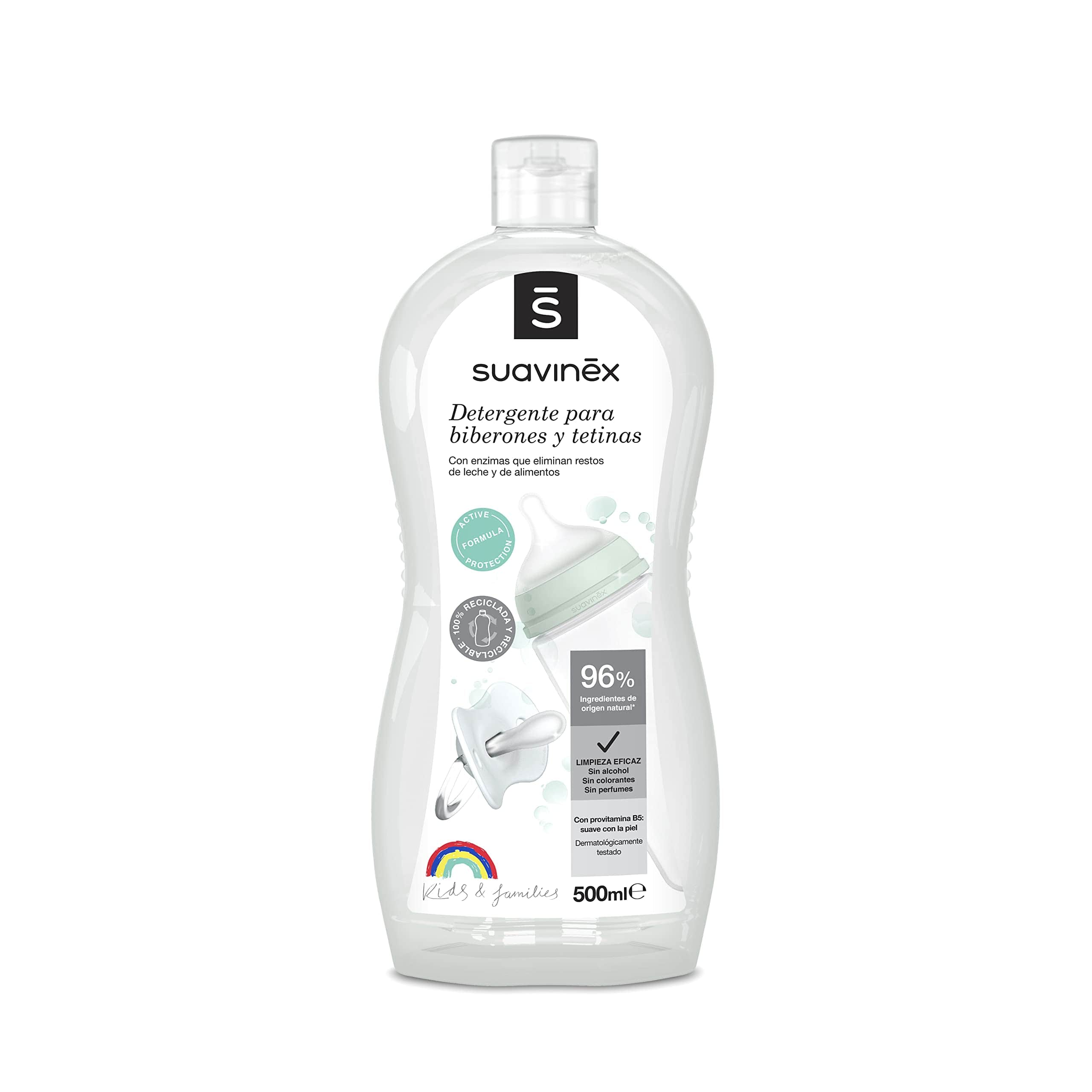 Suavinex Detergente Biberones y Tetinas 500 ml